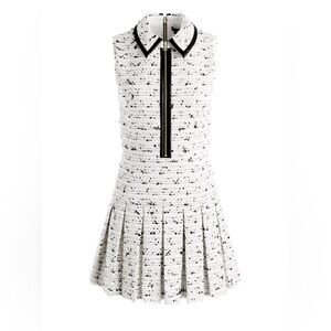 Alice + Olivia Black and White Mini Dress